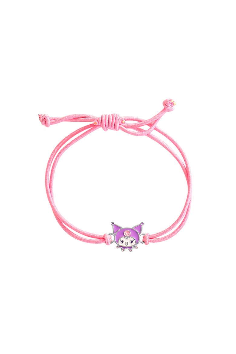 Cord Bracelet with Kuromi, My Melody, Hello Kitty, 3 Piece Set, Alternate, color, Pink