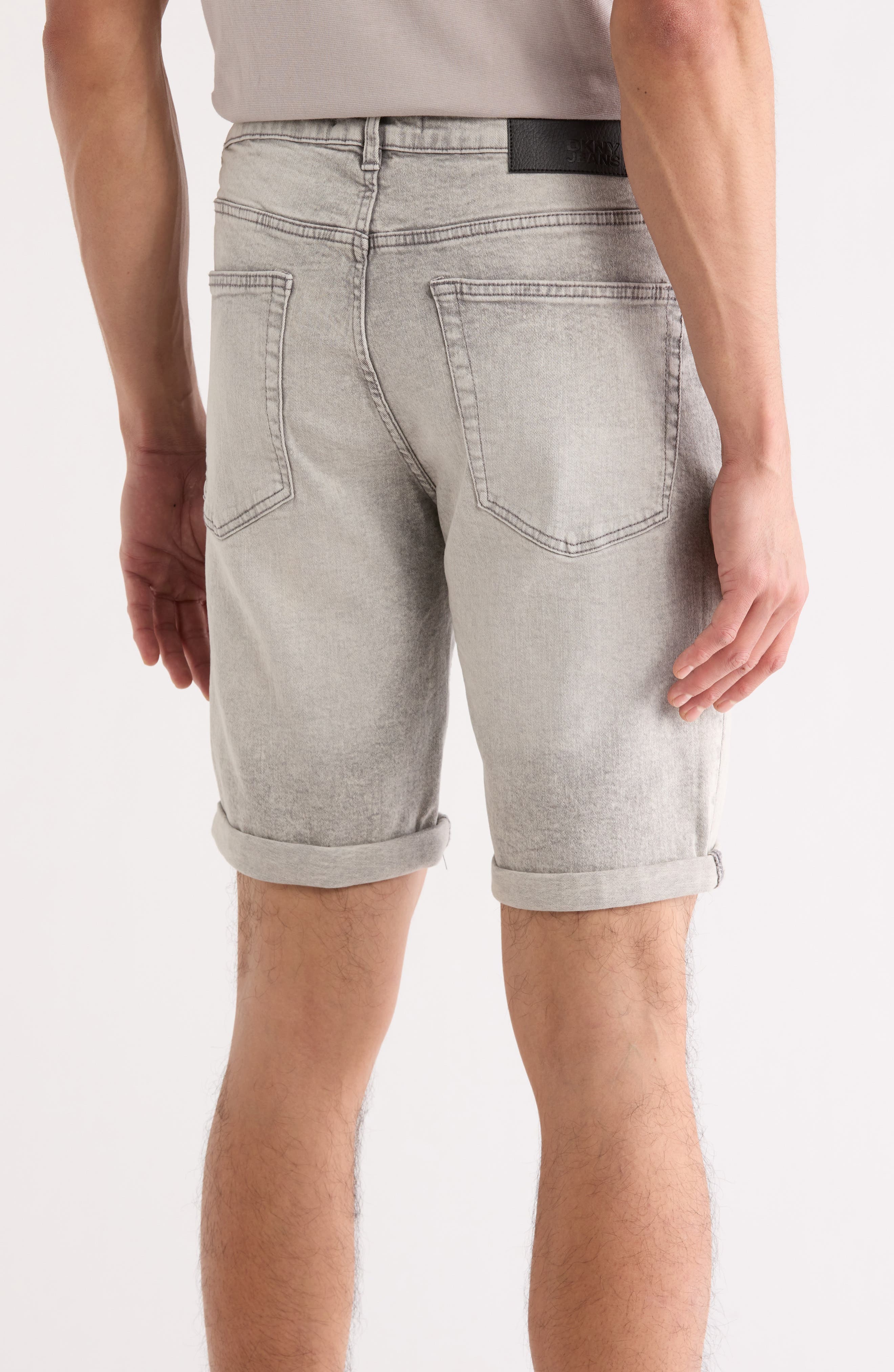 Roll Cuff Denim Shorts - image 4