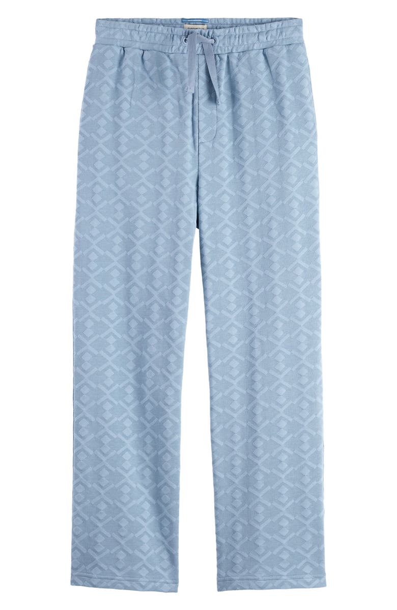 Scotch & Soda Jacquard Terry Sweatpants, Alternate, color, Faded Denim
