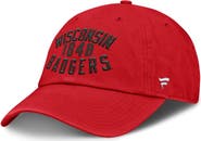 FANATICS Men's Fanatics Red Wisconsin Badgers Archer Adjustable Hat