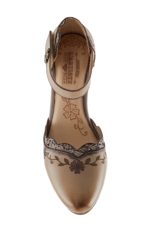 L'artiste By Spring Step Sayyes Ankle Strap Pump In Multi