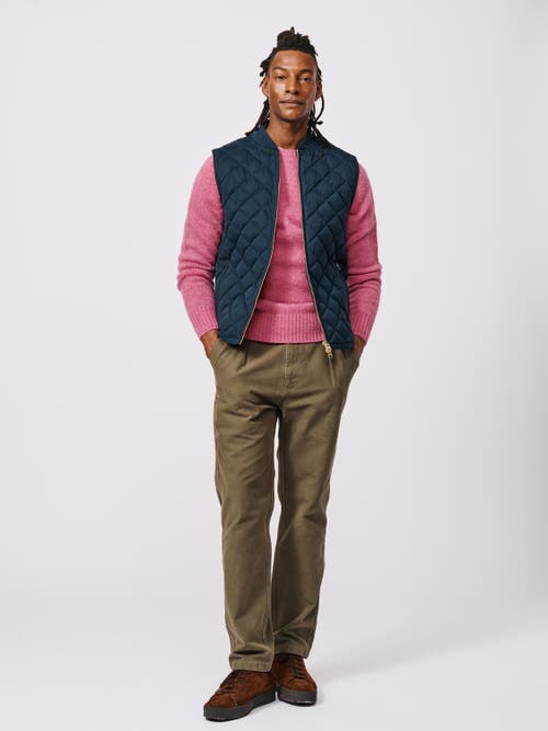 Aubin Anwick Quilted Gilet Vest In Blue