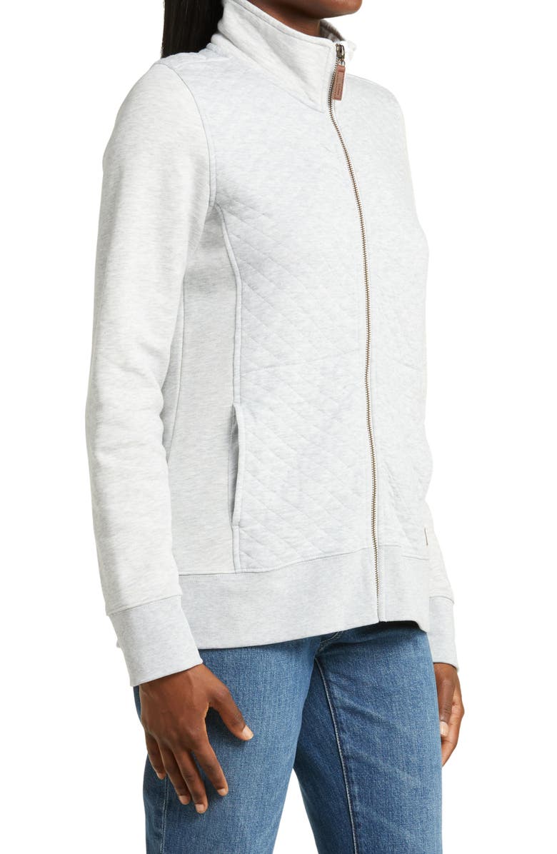 L.L.Bean Quilted Sweatshirt Jacket, Alternate, color, 