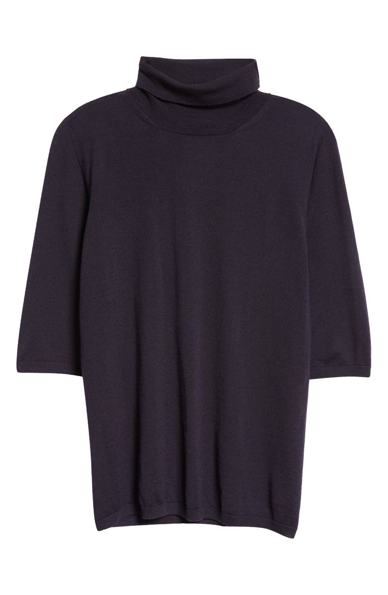 Max Mara Cecina Virgin Wool Turtleneck Sweater, Alternate, color, 
