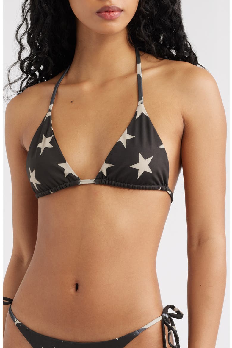 Belle Star Triangle Bikini Top, Main, color, STAR
