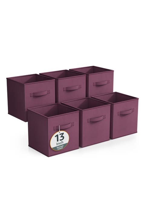 6-Pack Collapsible Storage Cube