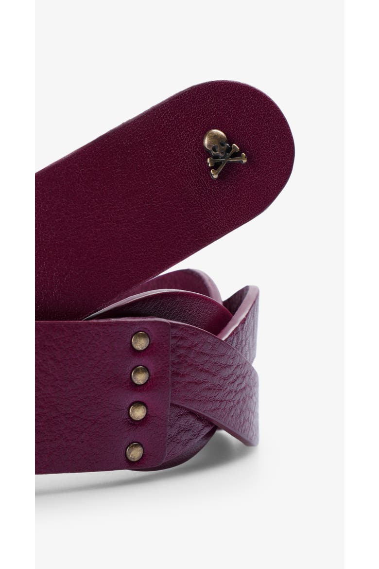 Braid Belt, Alternate, color, Purple