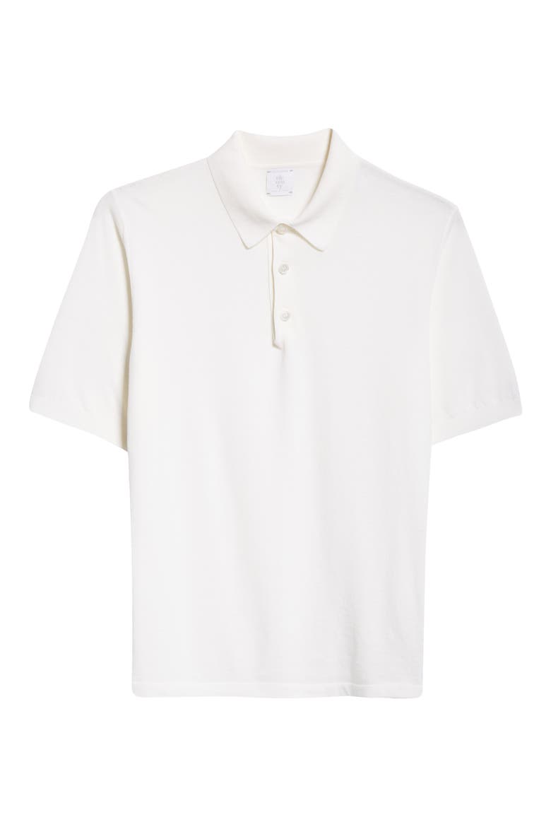 Cotton Polo, Alternate, color, WHITE