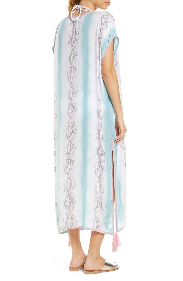 Surf Gypsy Tie Dye Cover-Up Caftan, Alternate, color, 