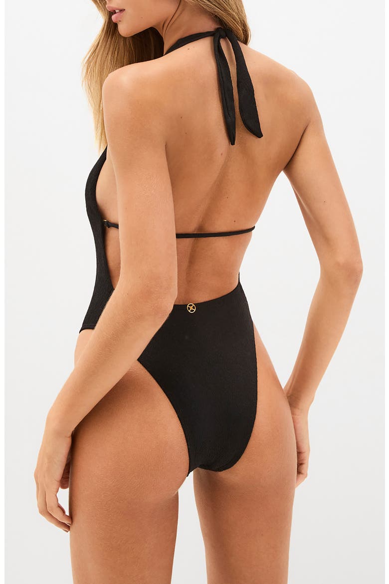 Petra Babi One-Piece Swimsuit, Alternate, color, BLACK