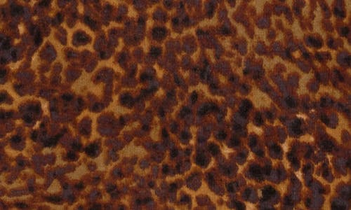 Democracy Leopard Print Sweater Vest In Brown