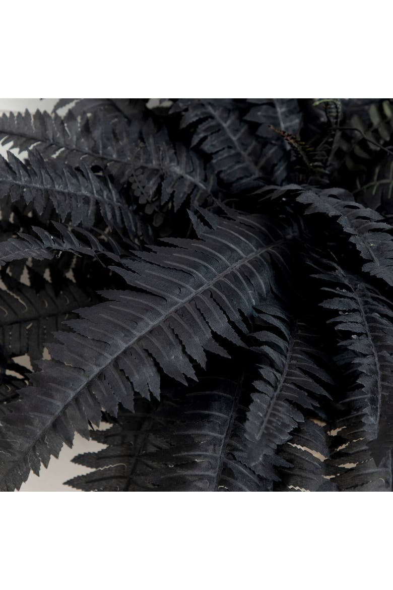 40-in Artificial Halloween Black Boston Fern - Set of 2, Alternate, color, Black