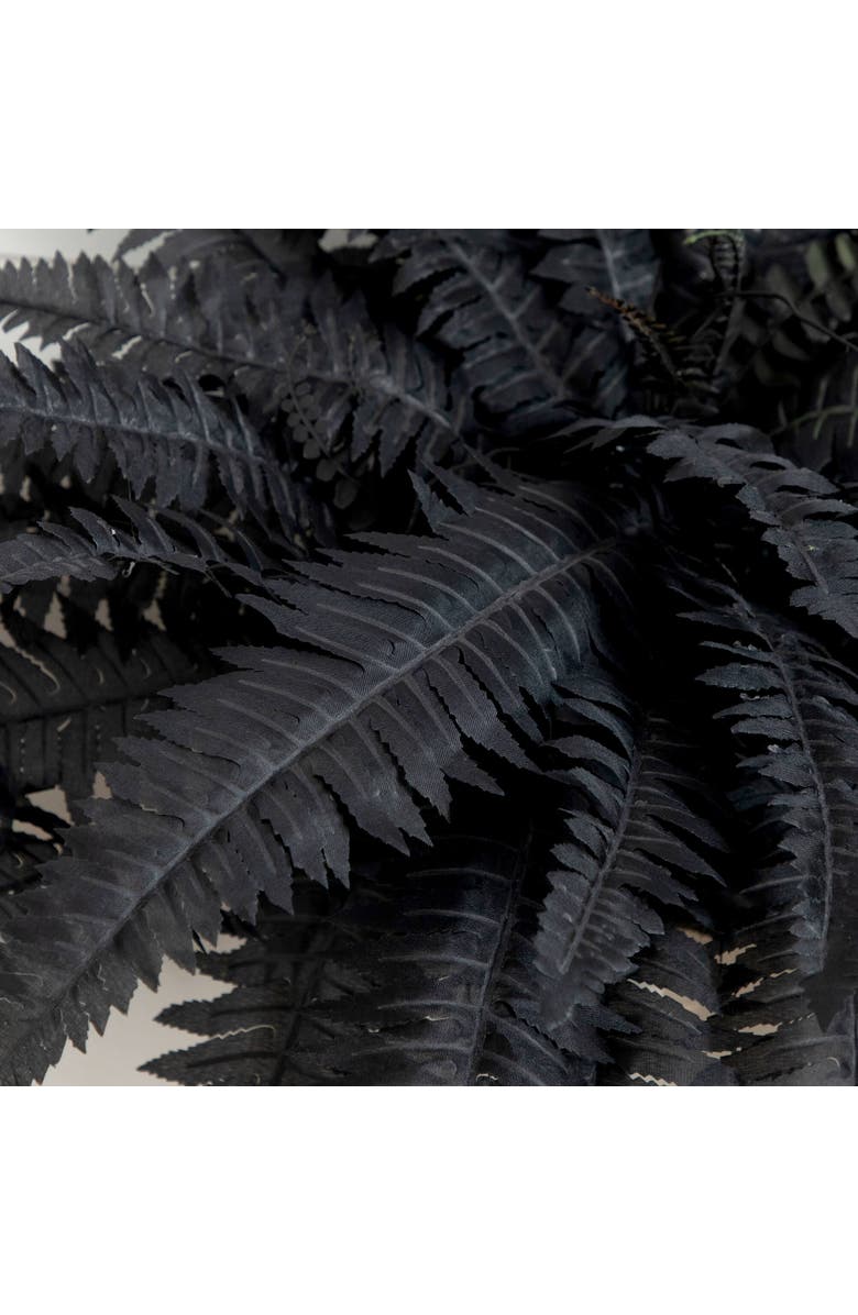 NEARLY NATURAL 40-in Artificial Halloween Black Boston Fern - Set of 2, Alternate, color, Black