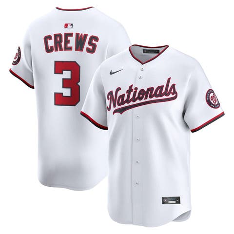 Men's Nike Dylan Crews White Washington Nationals Home Limited Player Jersey