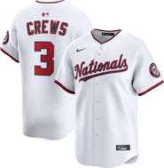 Nike Men's Nike Dylan Crews White Washington Nationals Home Limited Player Jersey