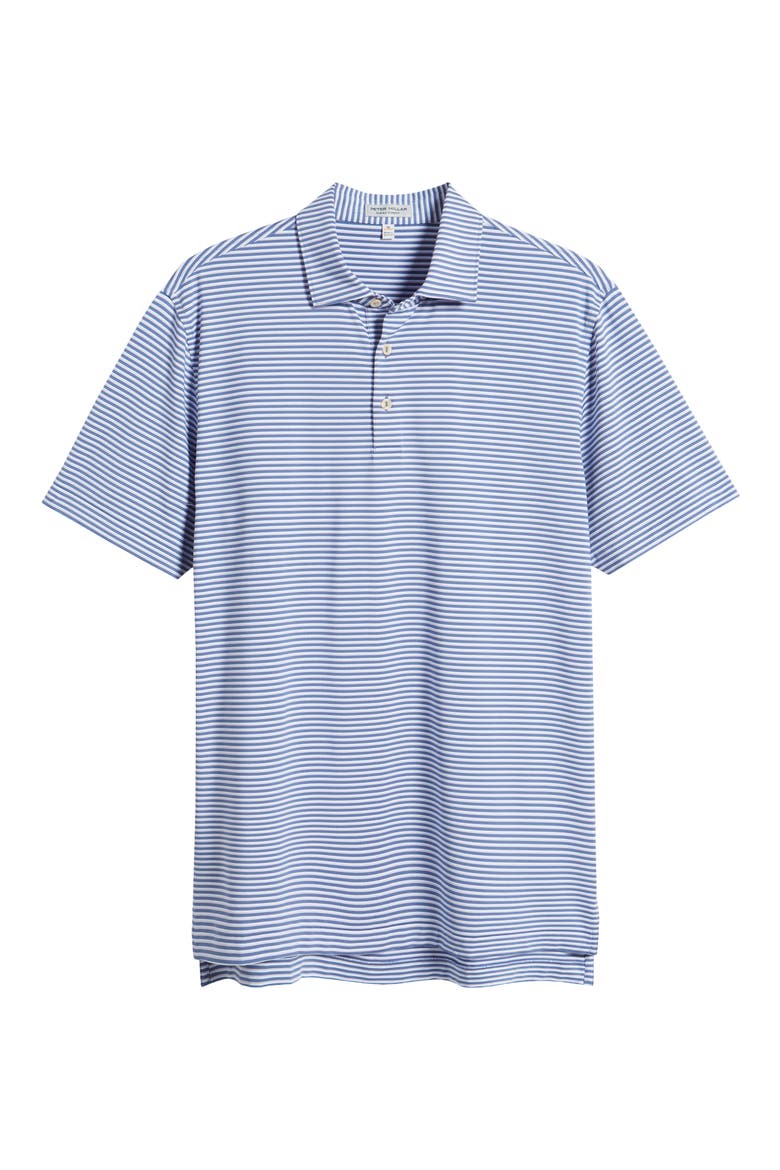 Prevost Stripe Performance Golf Polo, Alternate, color, ASTRAL BLUE
