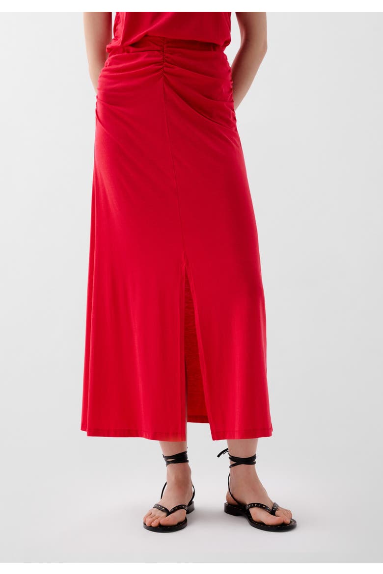 Ic Wrap Skirt, Main, color, Red