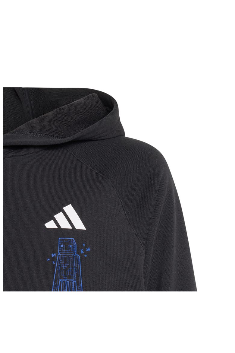 x Minecraft Kids' Hoodie, Alternate, color, BLACK/ WHITE