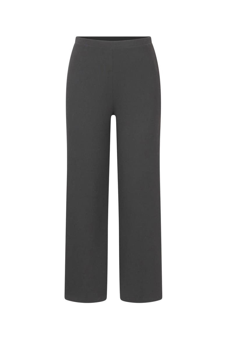Serene Rib Relaxed Pant, Alternate, color, Black
