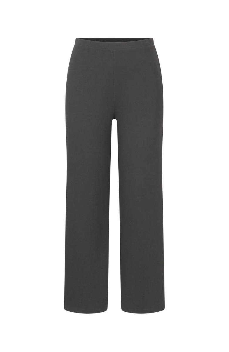 Losano Serene Rib Relaxed Pant, Alternate, color, Black