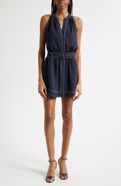 Mavi Sleeveless Belted Minidress
