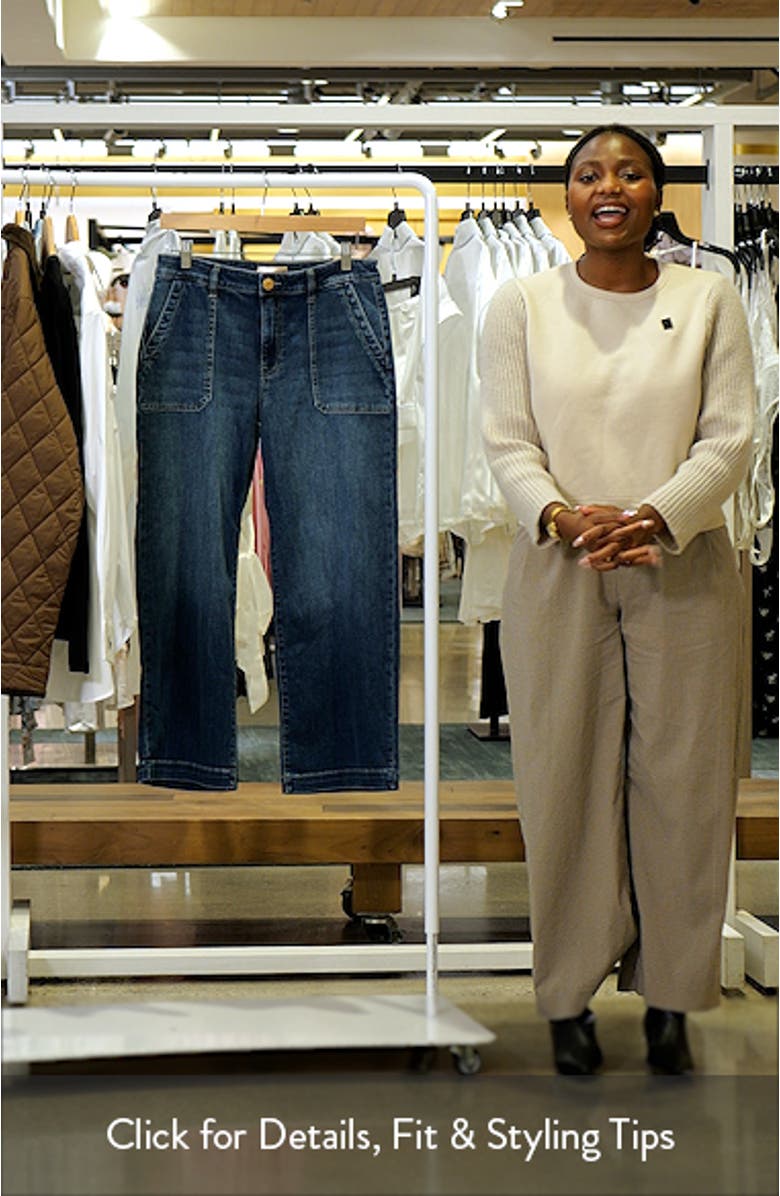 High Waist Wide Leg Jeans, sales video thumbnail