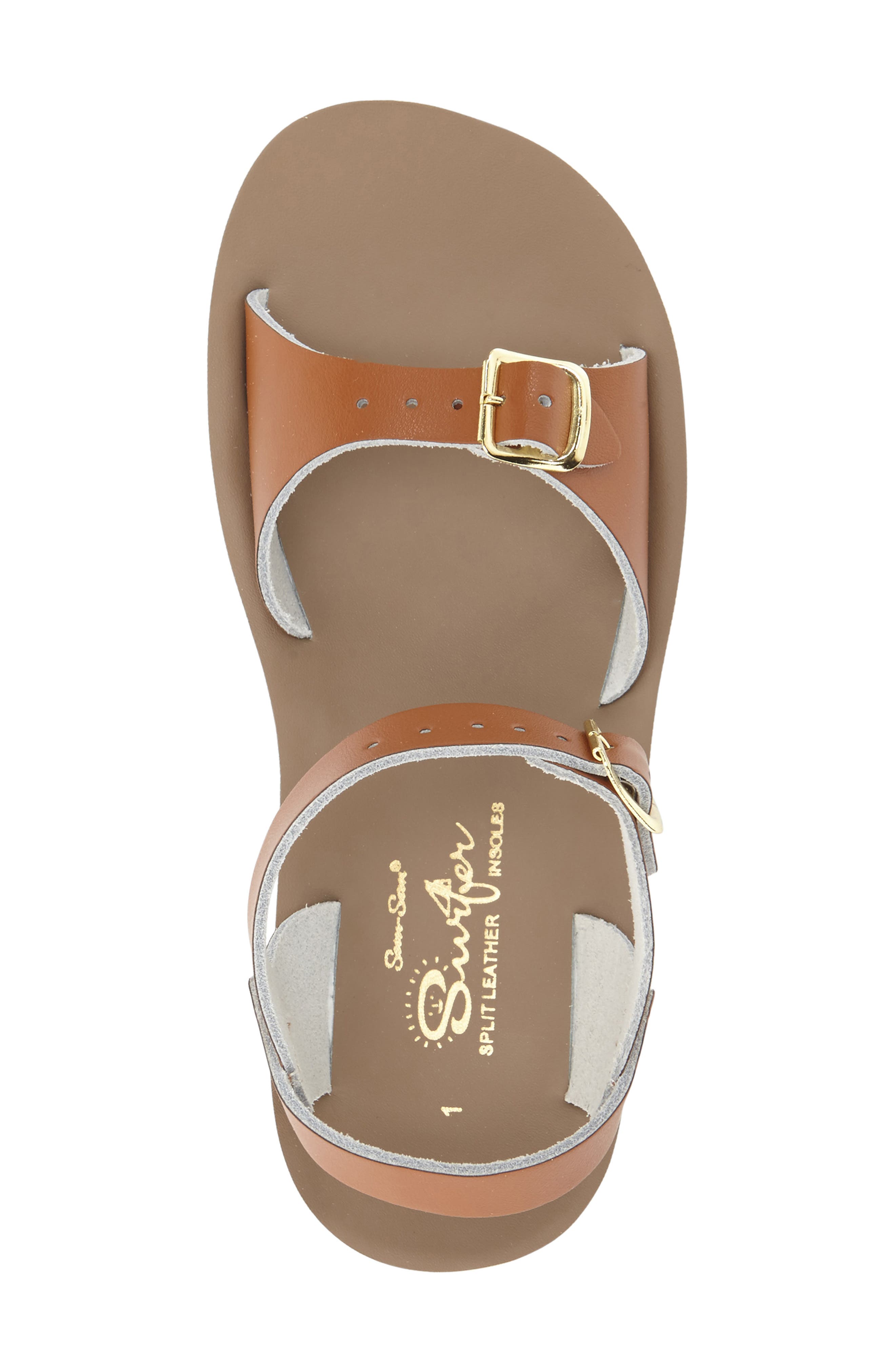 Surfer Water Friendly Sandal, Alternate, color, TAN
