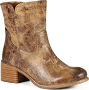 Diba True WEST HAVEN Pull-On Distressed Leather Western Boots