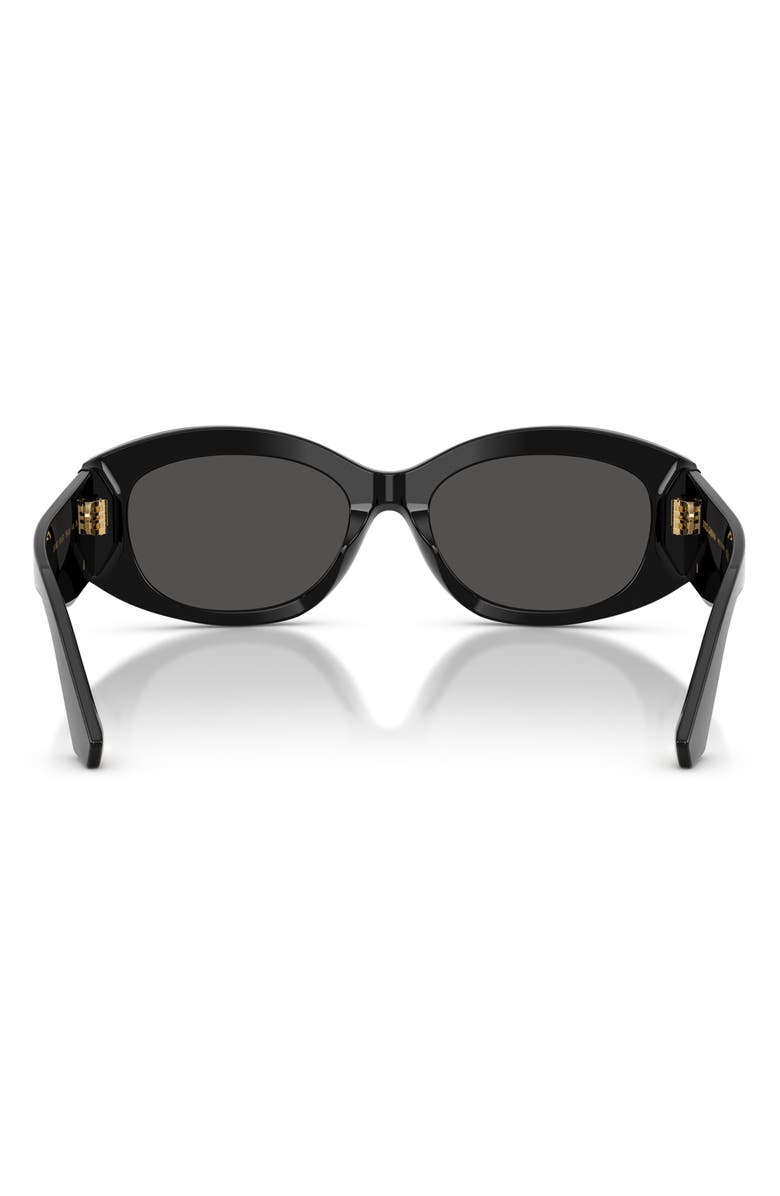 Dolce&Gabbana 55mm Oval Sunglasses, Alternate, color, 