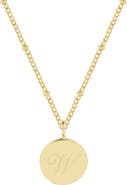 Brook and York Lizzie Initial Pendant Necklace