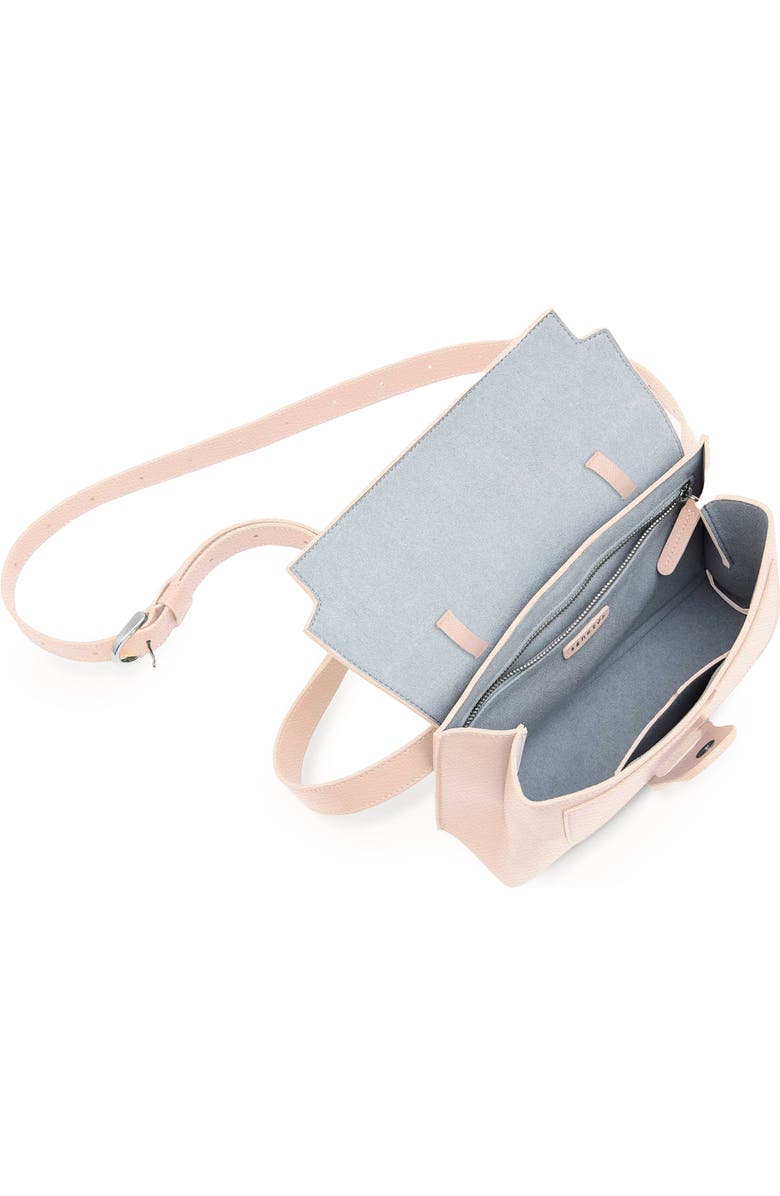 SENREVE Aria Belt Bag Pebbled Leather 5-Way Convertible Handbag, Alternate, color, Blush