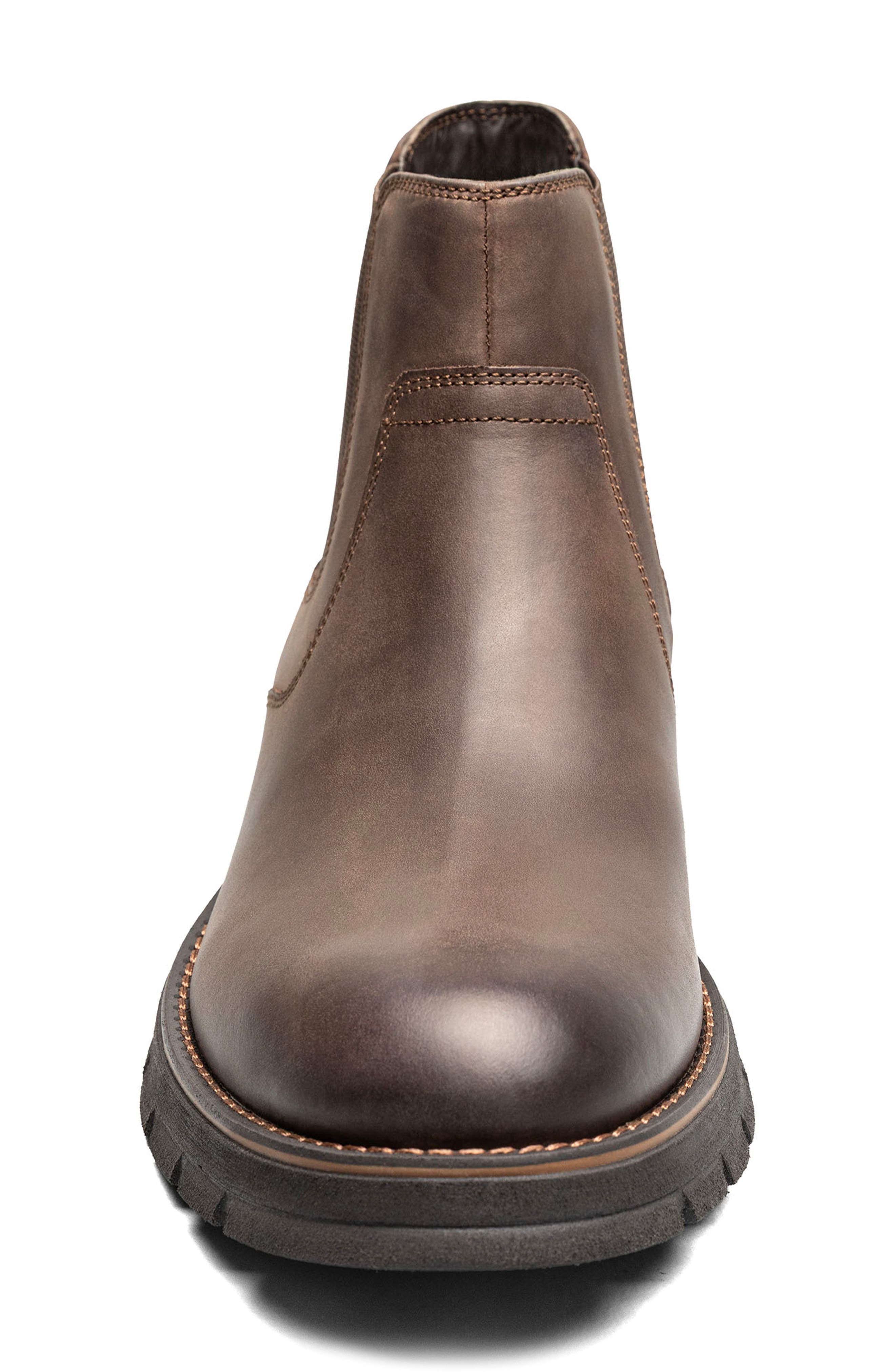 Briggs Plain Toe Chelsea Boot - Wide Width Available, Alternate, color, BROWN