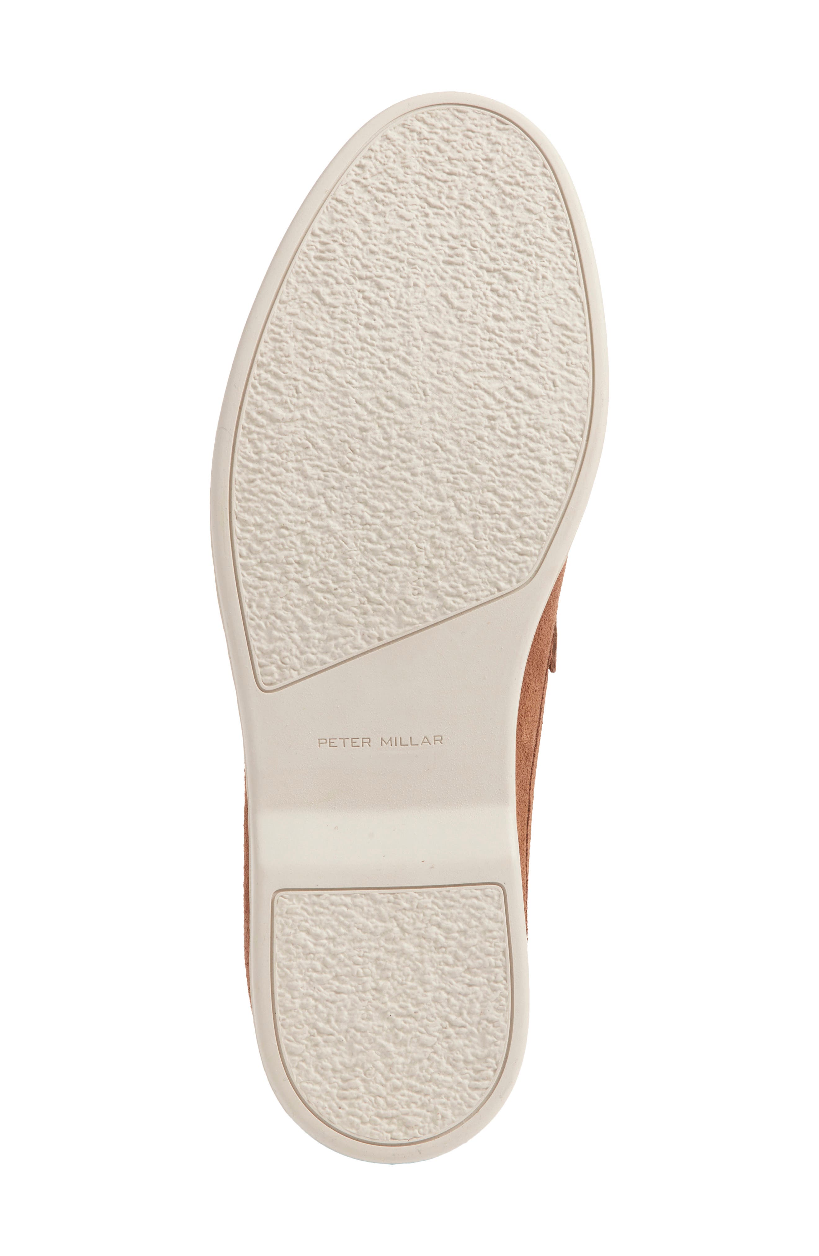 Peter Millar Excursionist Water Resistant Penny Loafer, Alternate, color, Chestnut