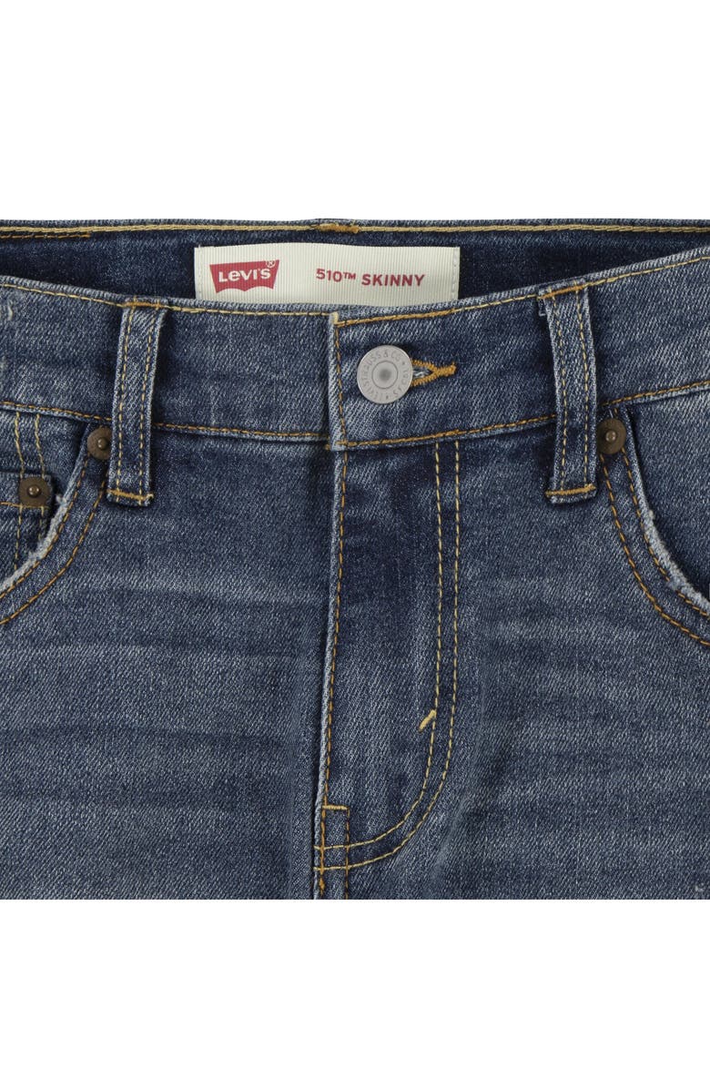 Levi's<sup>®</sup> Kids' 510 Distressed Skinny Jeans, Alternate, color, 