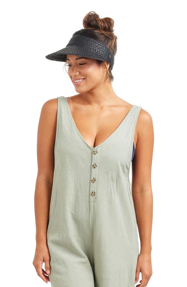 Hemlock Capri Visor, Alternate, color, Onyx