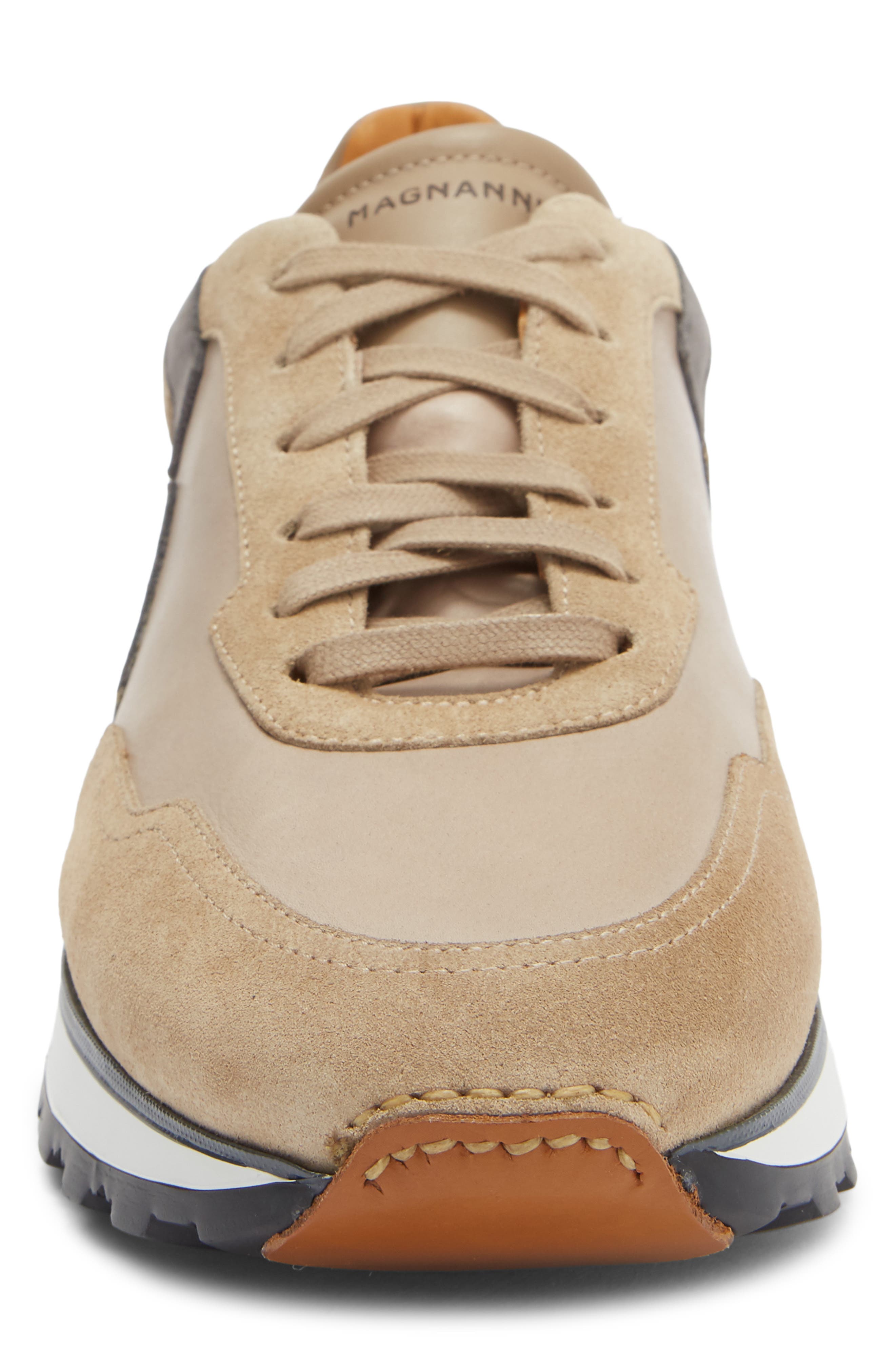 Magnanni Aero Sneaker, Alternate, color, Taupe