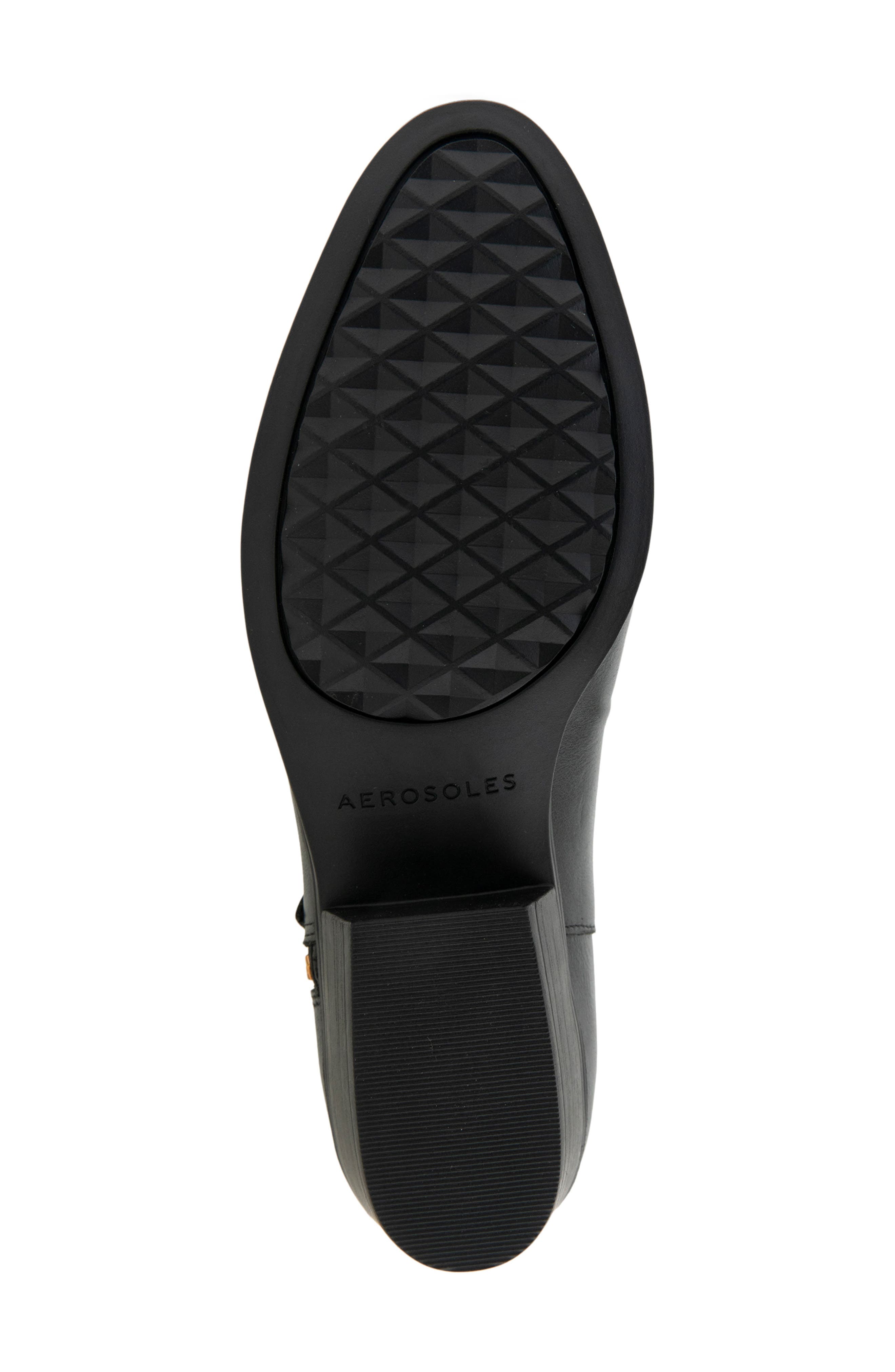 Aerosoles Collaroy Side Zip Bootie, Alternate, color, 605 Black Brn Lthr