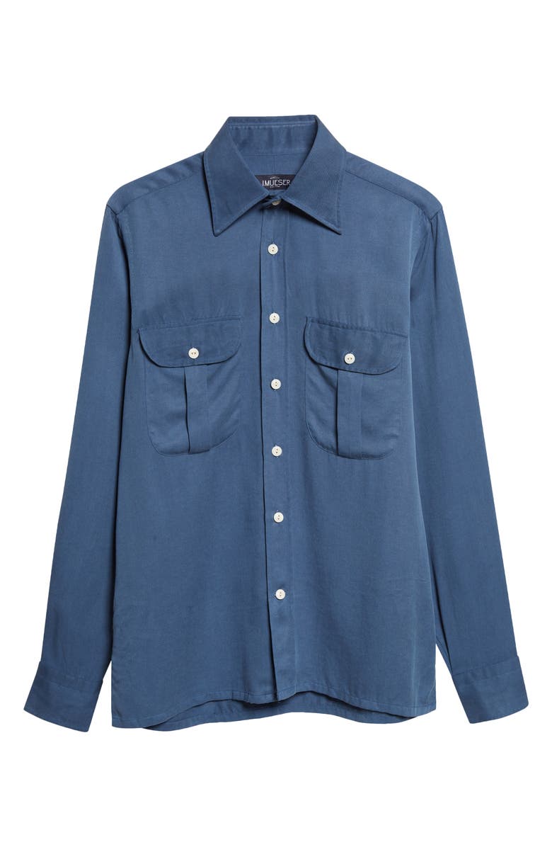 J. Mueser Button-Up Work Shirt, Alternate, color, Blue