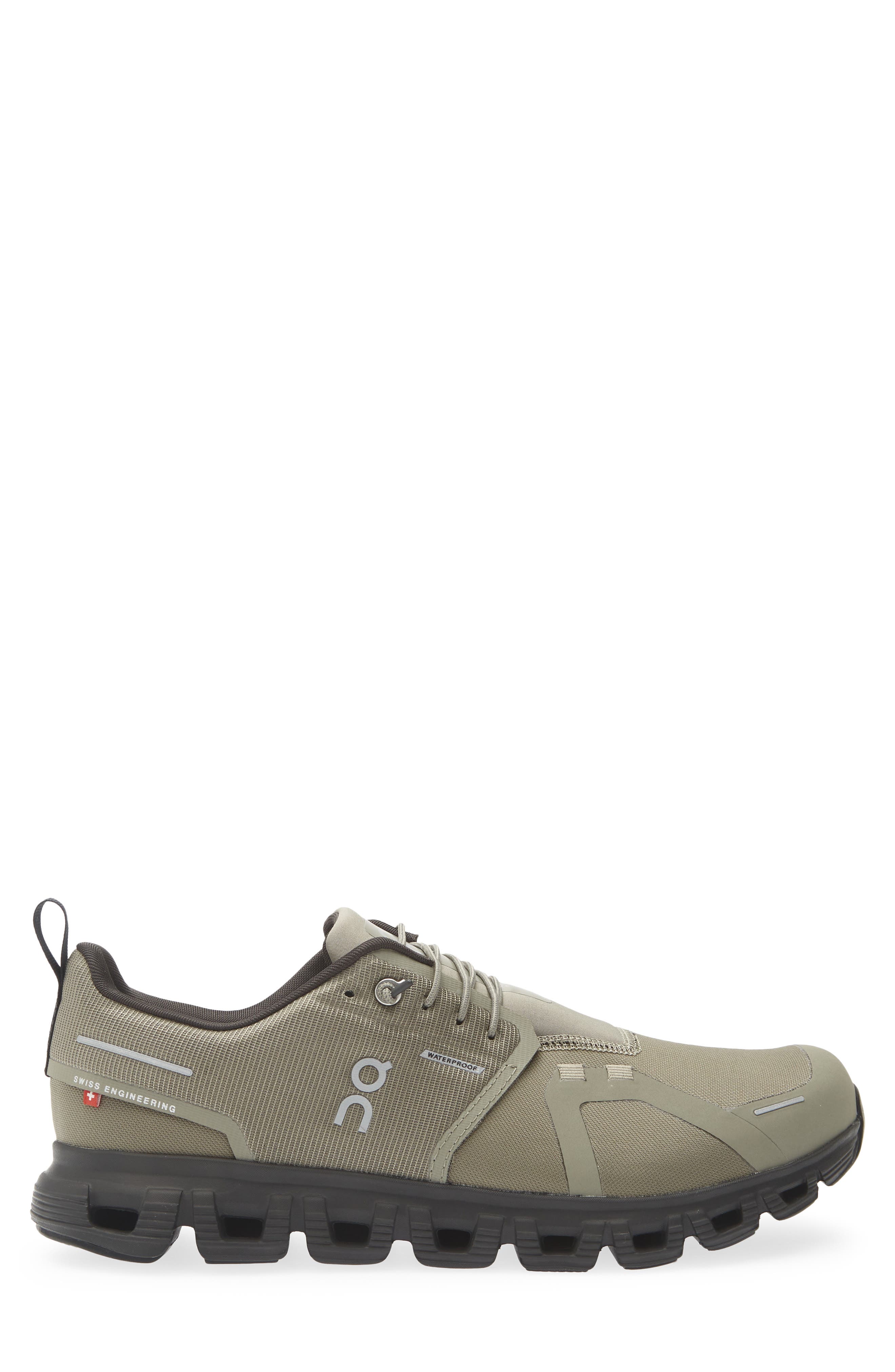Cloud 6 Waterproof Sneaker, Alternate, color, OLIVE/ ESPRESSO