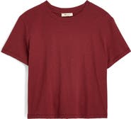 Madewell Boxy Crop Cotton Slub T-Shirt