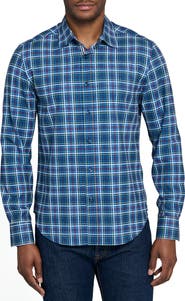 Brooklyn Brigade Checked Print Woven Long Sleeve Basic