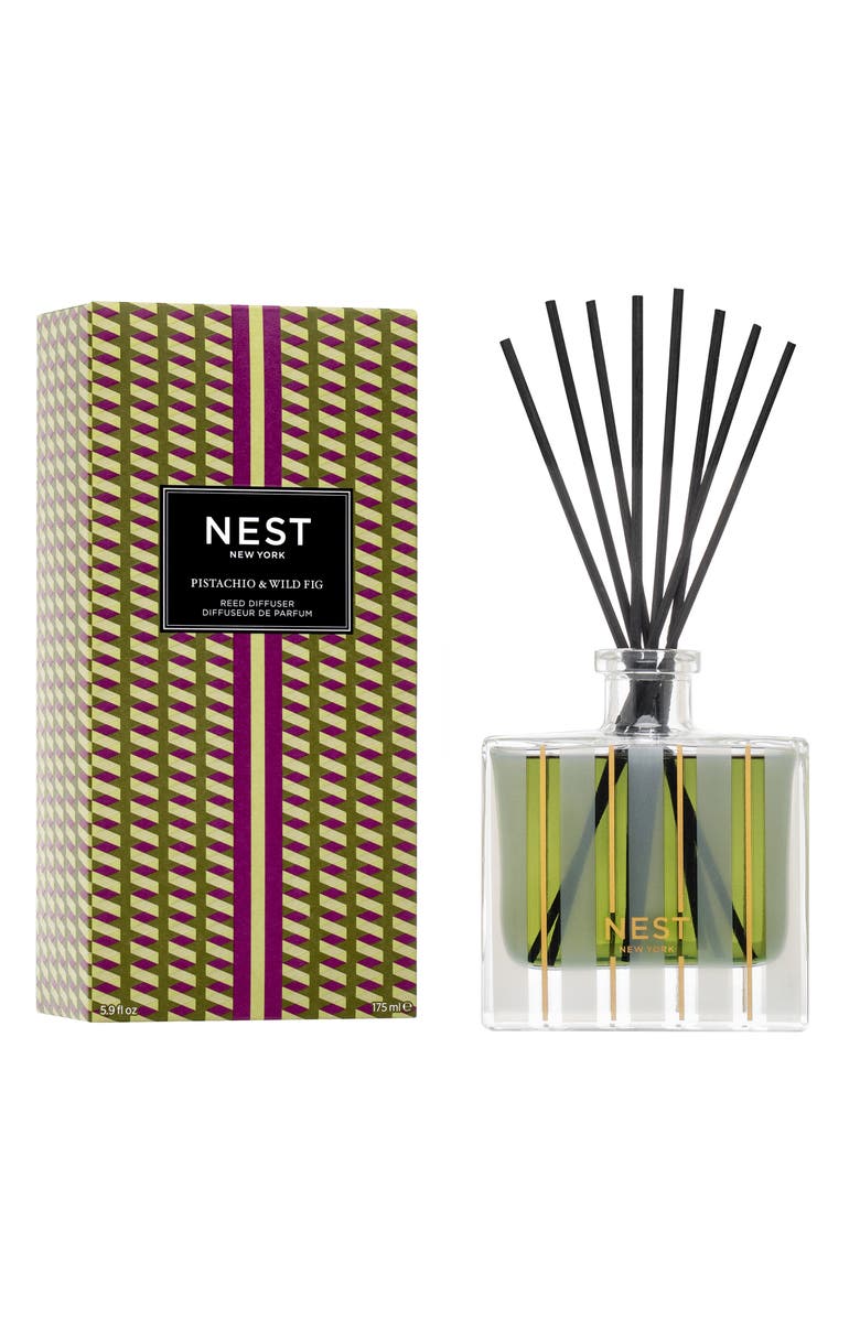 NEST New York Pistachio Wild Fig Reed Diffuser, Main, color,