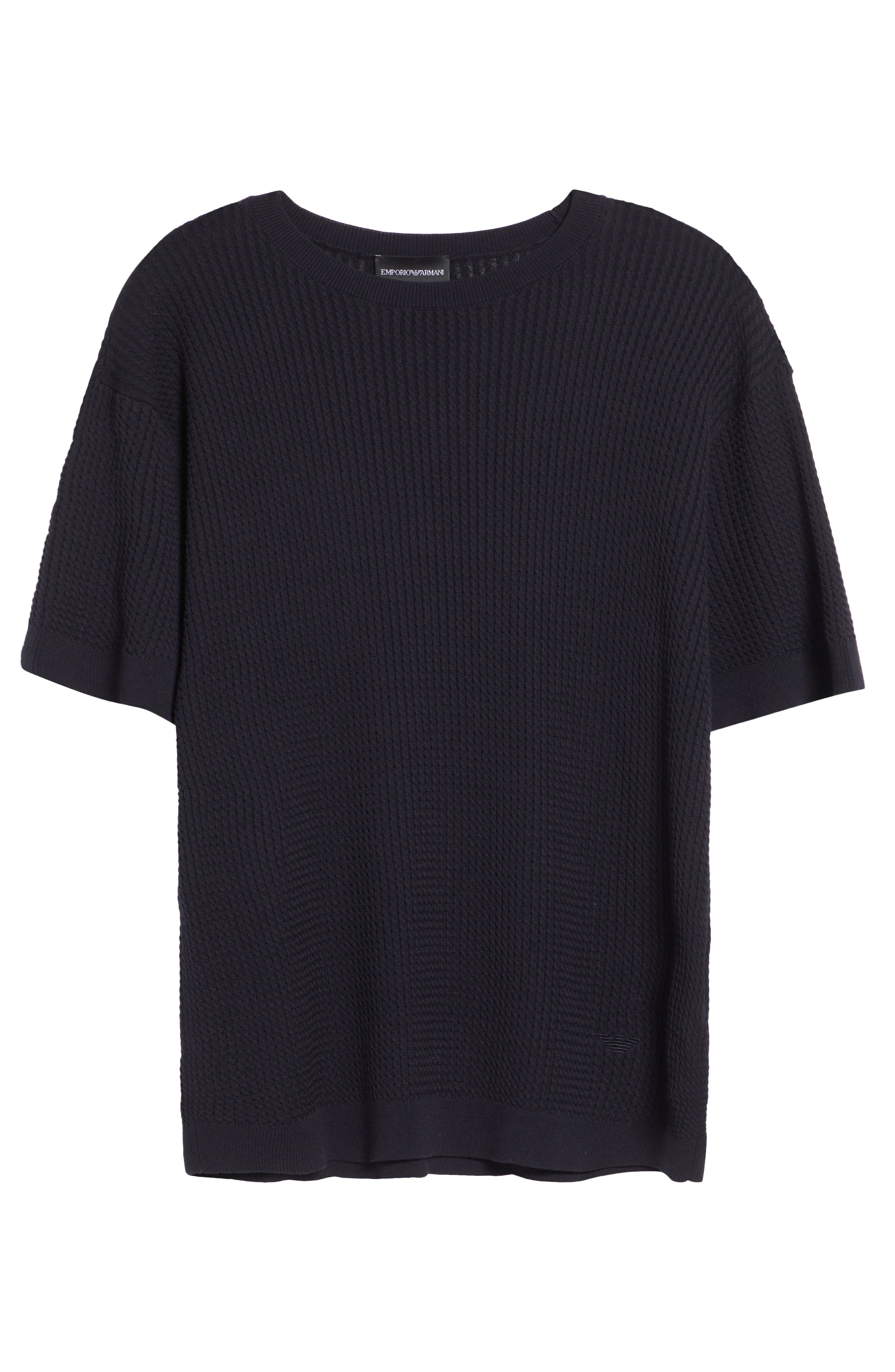 Chain Link Short Sleeve Sweater - image 3