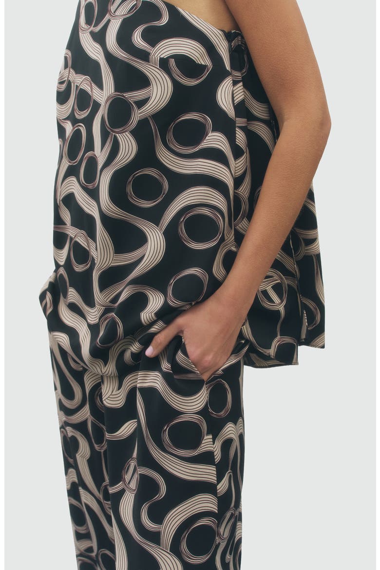 Hayden Wide Leg Pants, Alternate, color, BLACK BEIGE