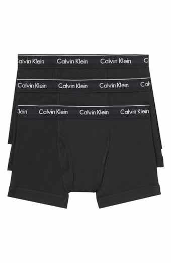 Calvin Klein 3 Pack Low Rise Microfiber Stretch Trunks Nordstrom