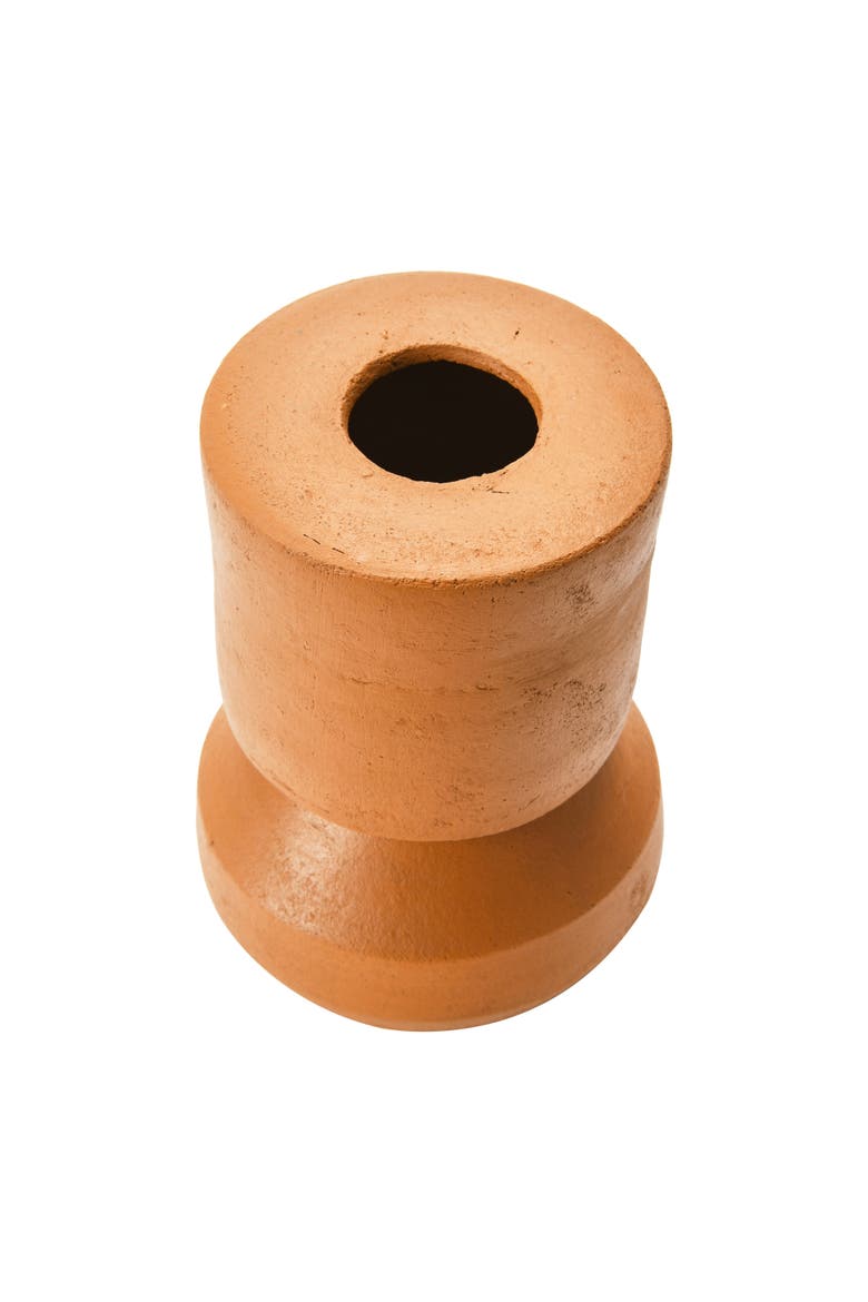 Handmade Terracotta Vase, Alternate, color, Terracotta