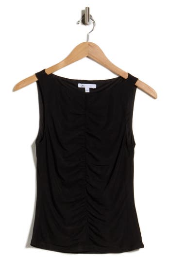 Dr2 By Daniel Rainn Ruched Front Tank In Black