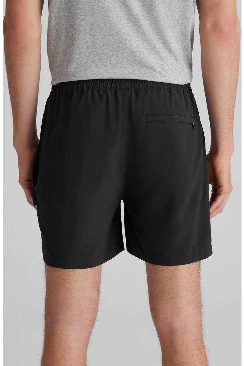 Luxe Traveler Shorts, Alternate, color, BLACK