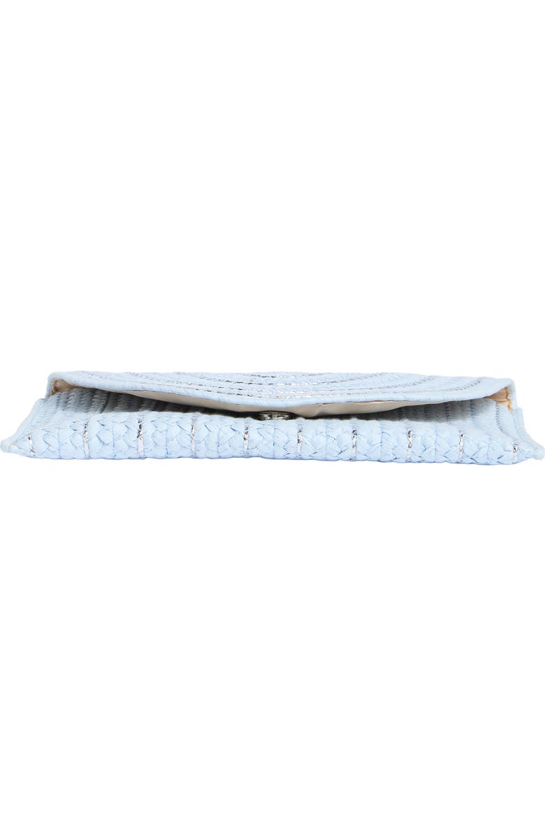 Collection XIIX Straw Clutch, Alternate, color, Light Blue