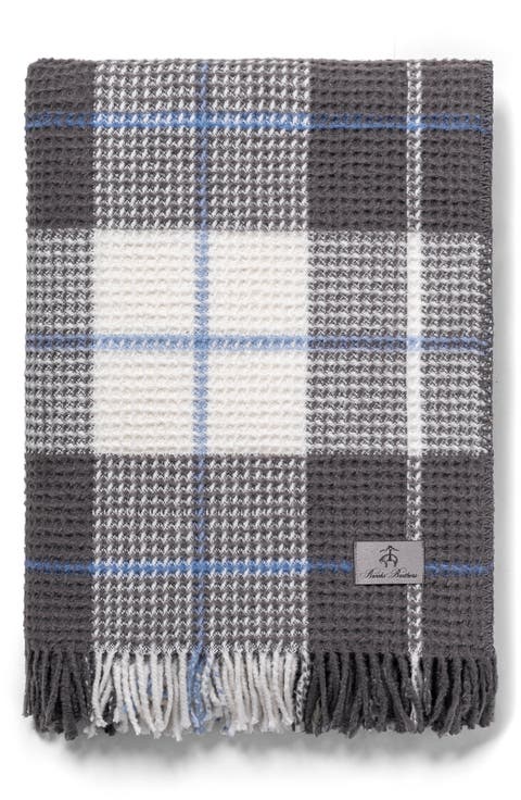 Waffle Knit Throw Blanket